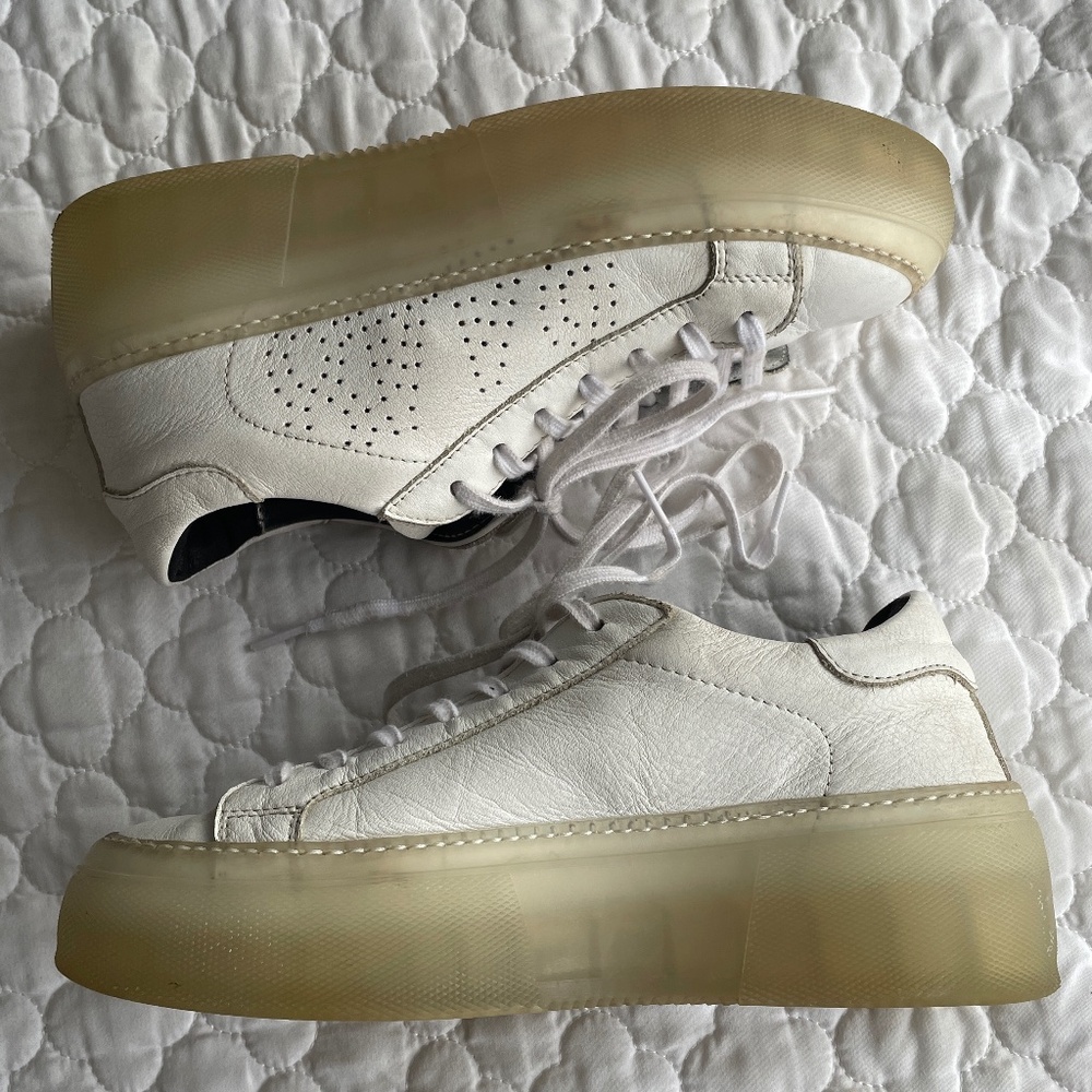 P448 Thea Platform Sneakers Made in Italy Size 38 (US 7.5) - Picture 4 of 10